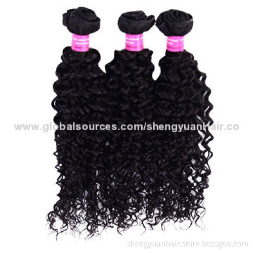 2013 hot selling and unprocessed Malaysian curly virgin human Remy hair weaves